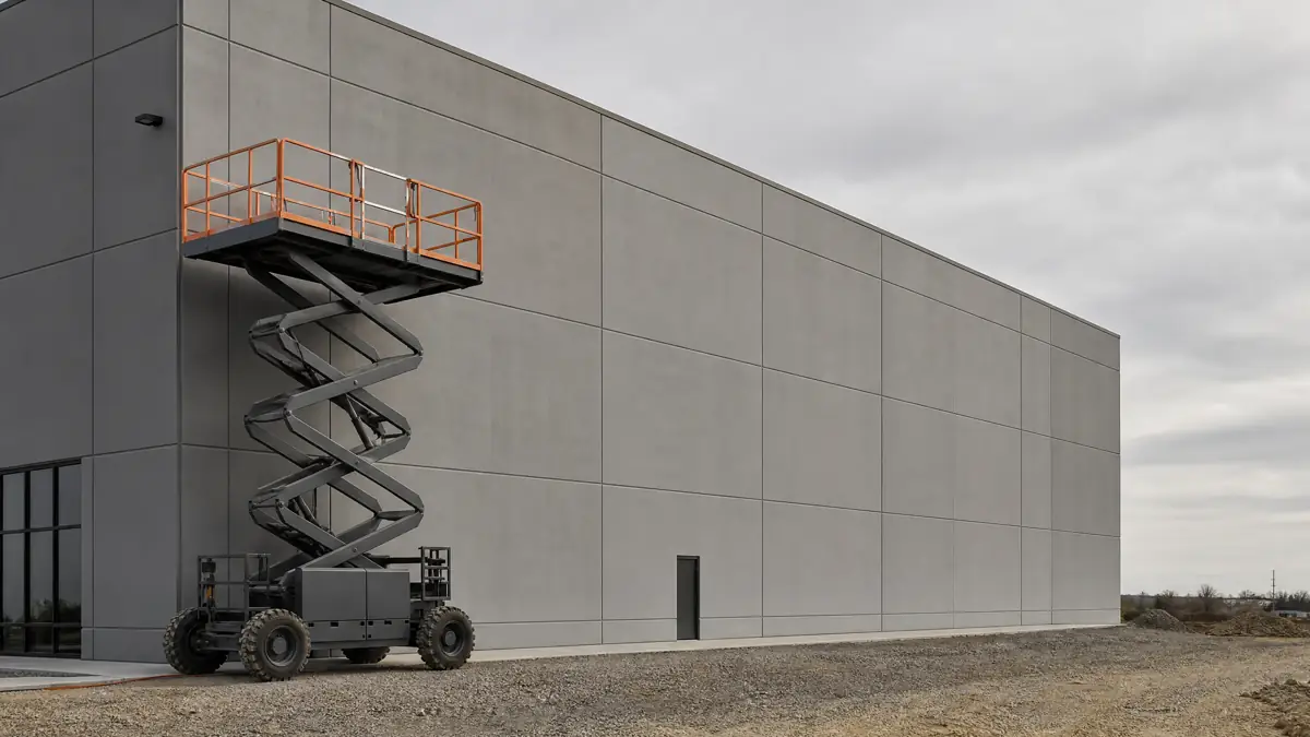 Rough Terrain Scissor Lifts jobsite access in Waco