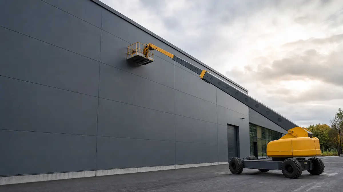 Boom Lifts jobsite access in Waco